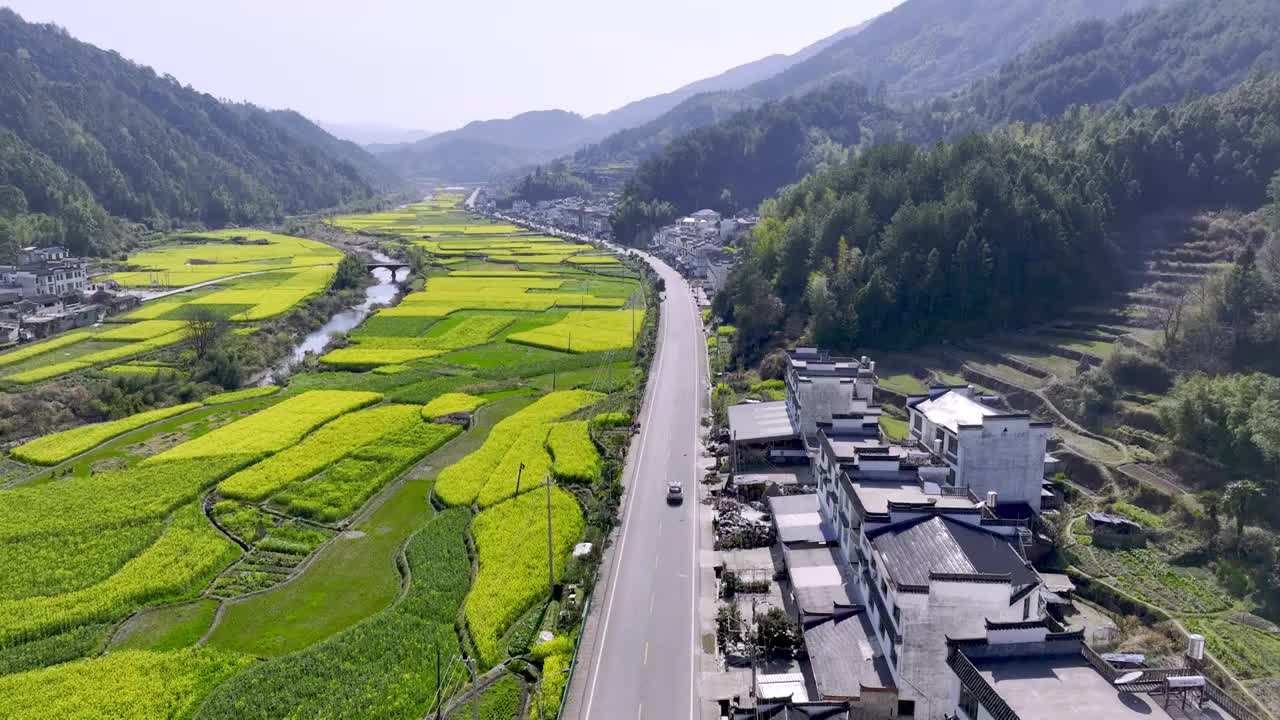 江西婺源风景区白昼风光视频素材