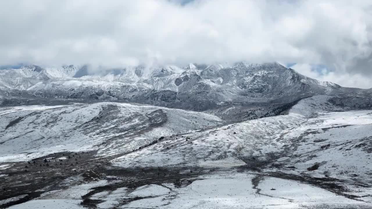 雪山云海视频素材