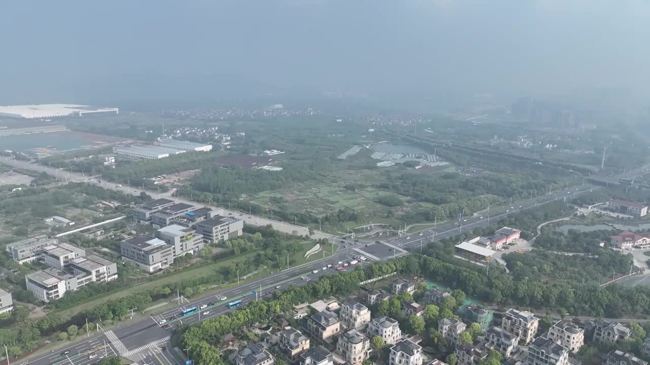 江苏省常州市溧阳市城区视频素材