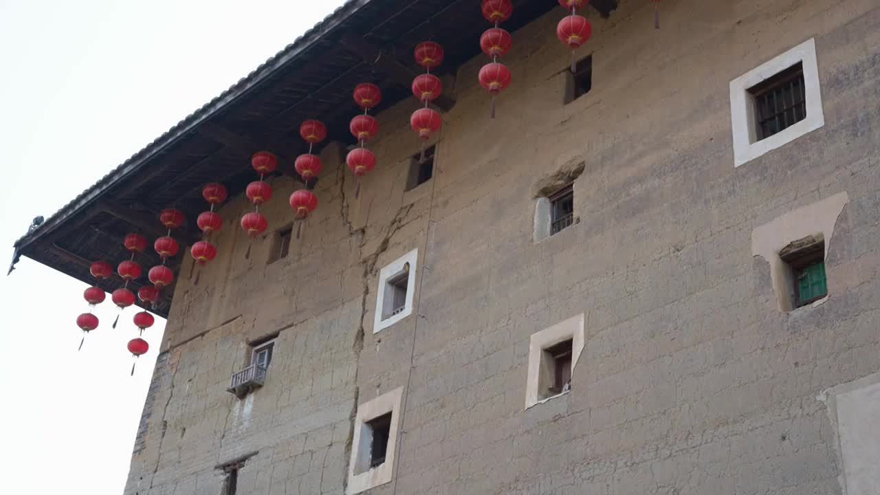 福建土楼视频素材