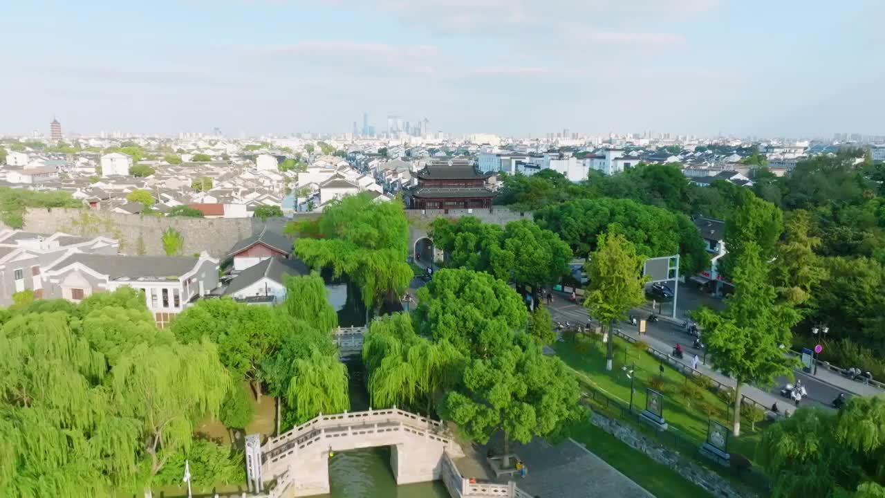 苏州阊门视频素材