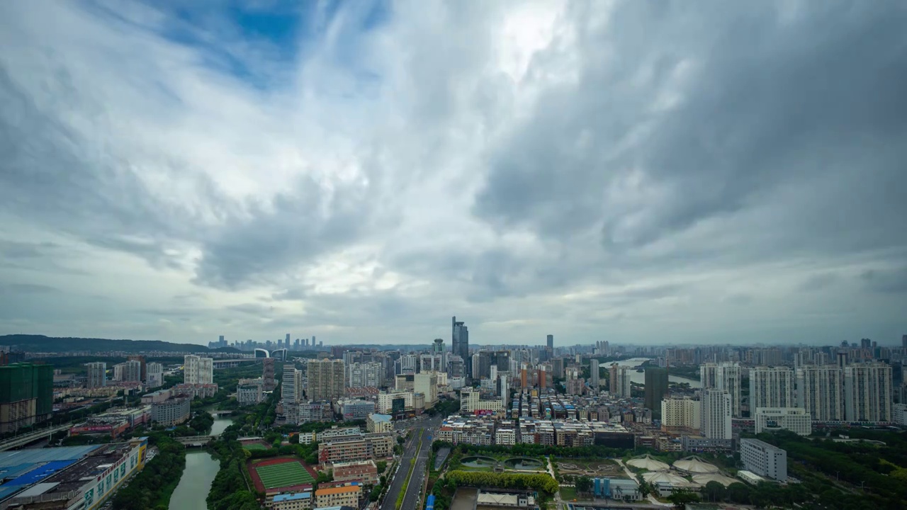 雨后的南宁视频素材