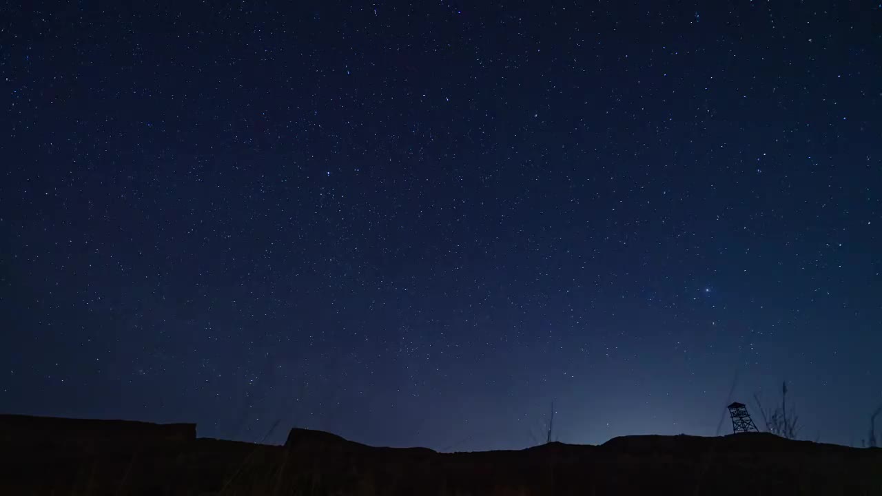 焉耆县霍拉山星空延时视频下载