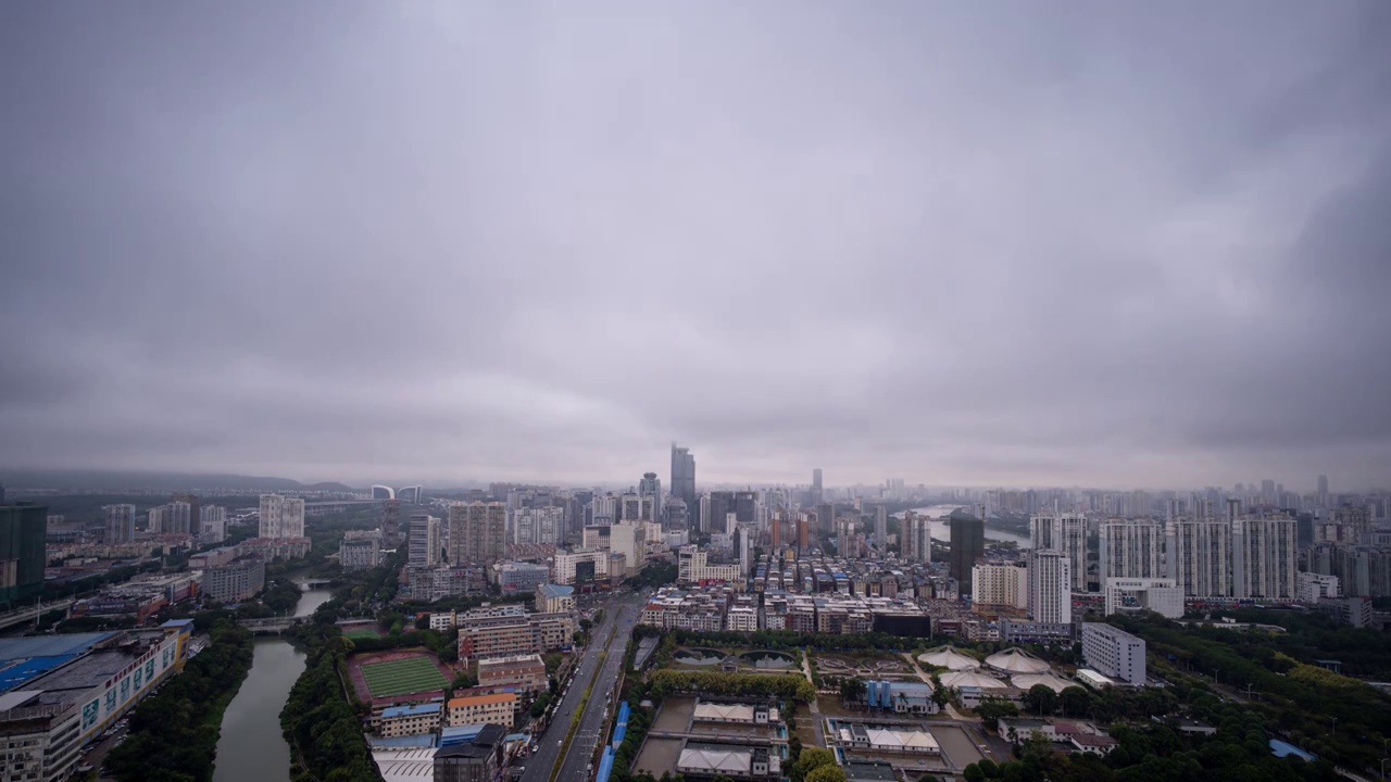 烟雨邕城视频素材