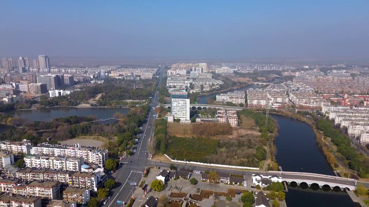 池州 清溪映月公园 汇景桥 百荷公园 东湖中路 清风西路 和泰星城视频素材