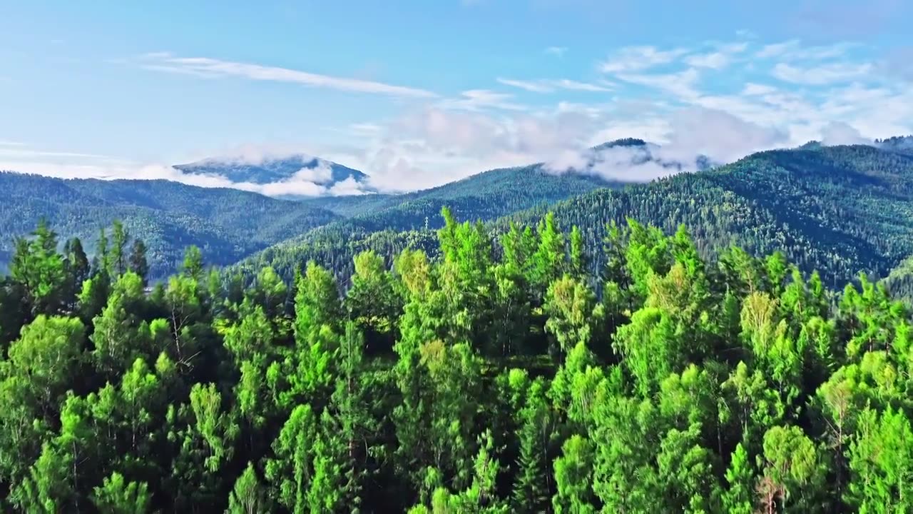 中国新疆山脉自然风光视频素材画面2