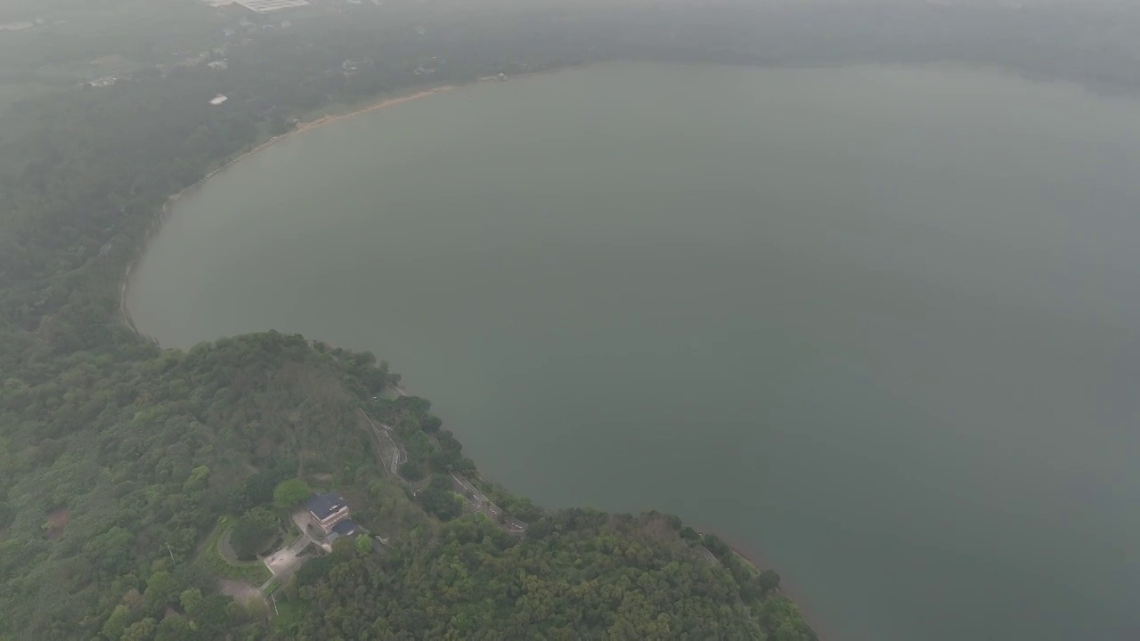 湛江湖光岩，中国唯一的玛珥湖视频素材