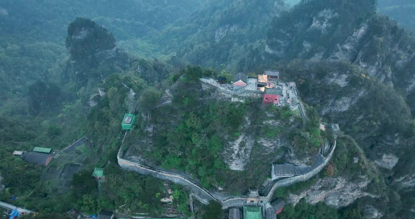 湖北十堰：道教名山武当山风光视频素材