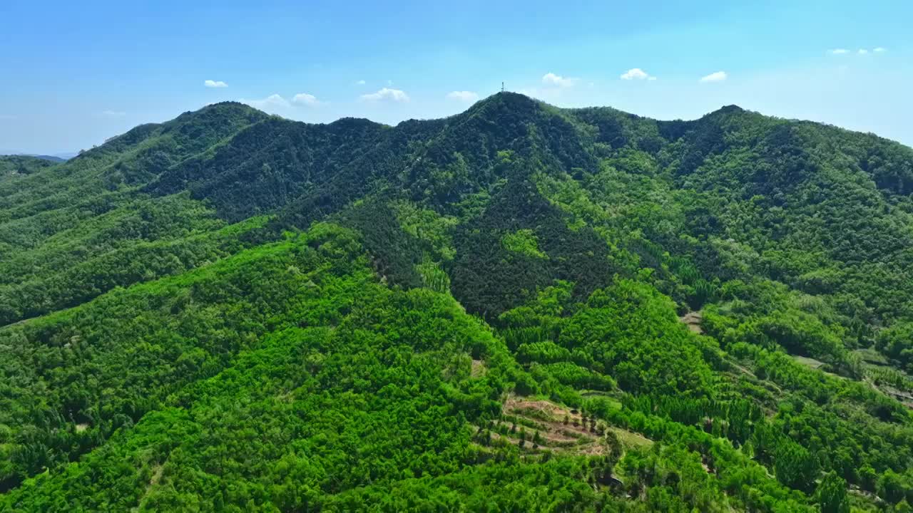 山东淄博鲁中山区4K航拍视频视频素材