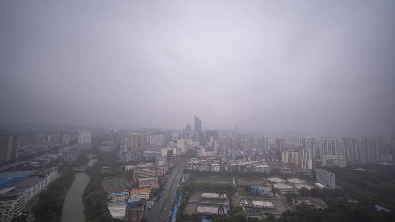 南宁的雨视频素材