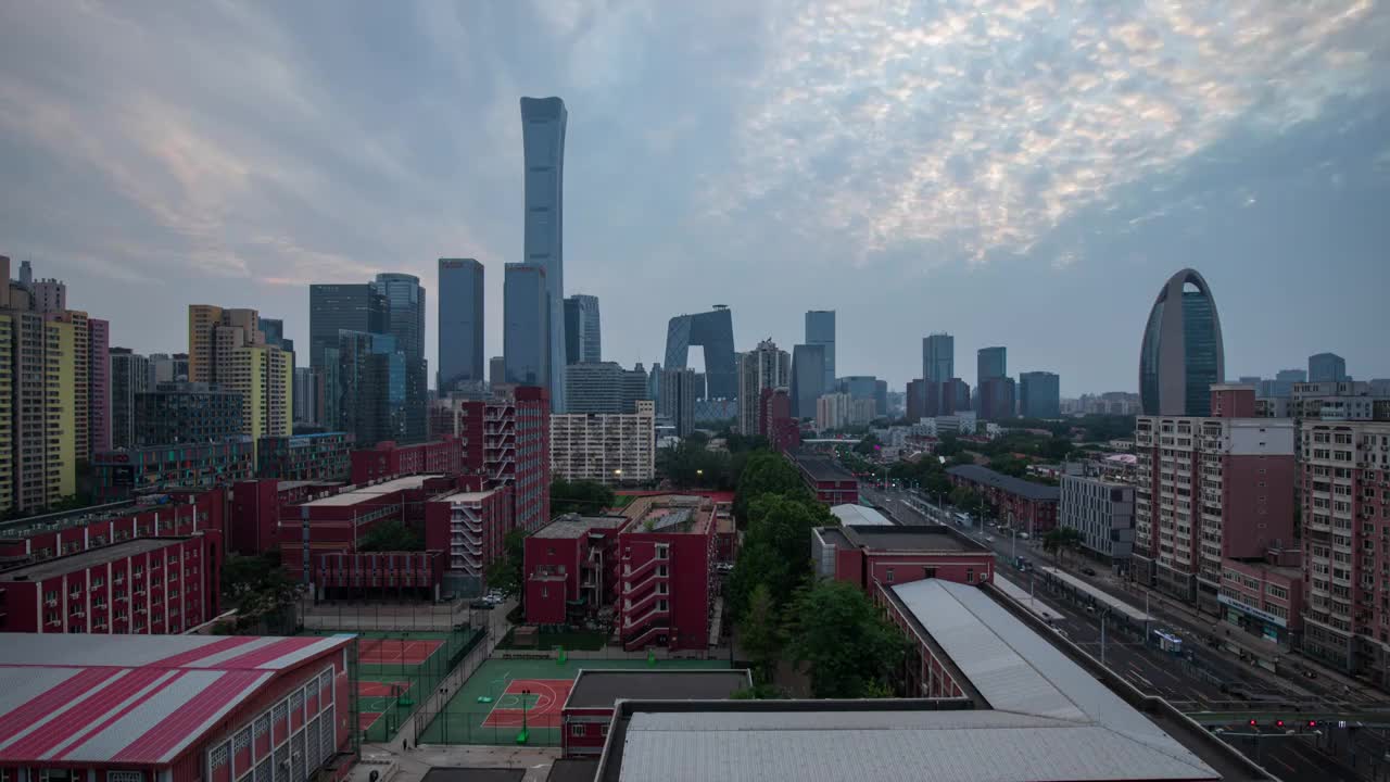 北京城市风景视频素材