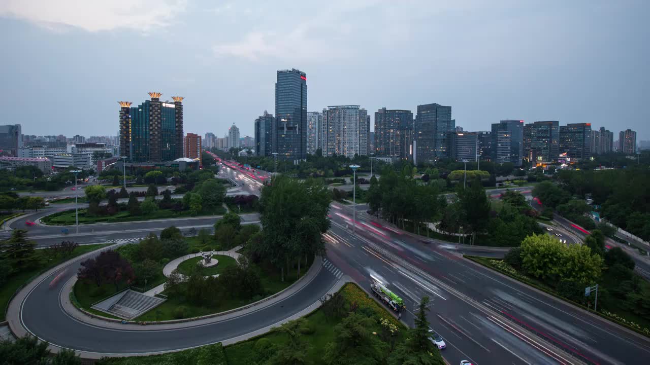 北京城市风景视频素材