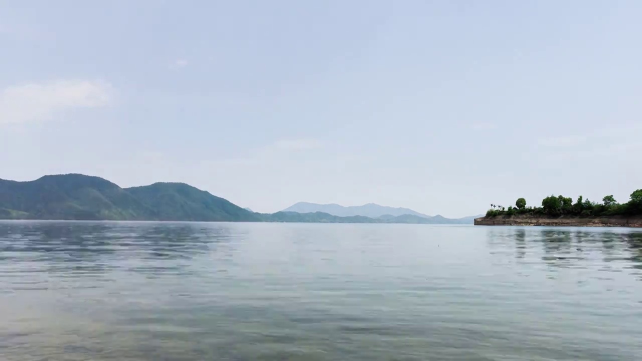 太平湖水面延时视频素材