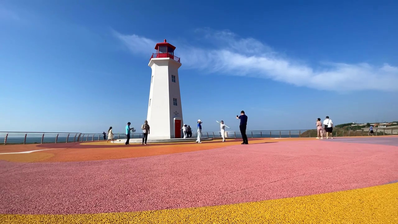 大连栖霞湾风光视频素材