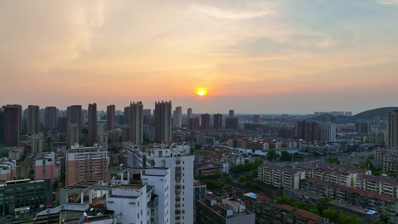 徐州市泉山区老城区人民广场商圈 淮海西路 新都广场视频素材