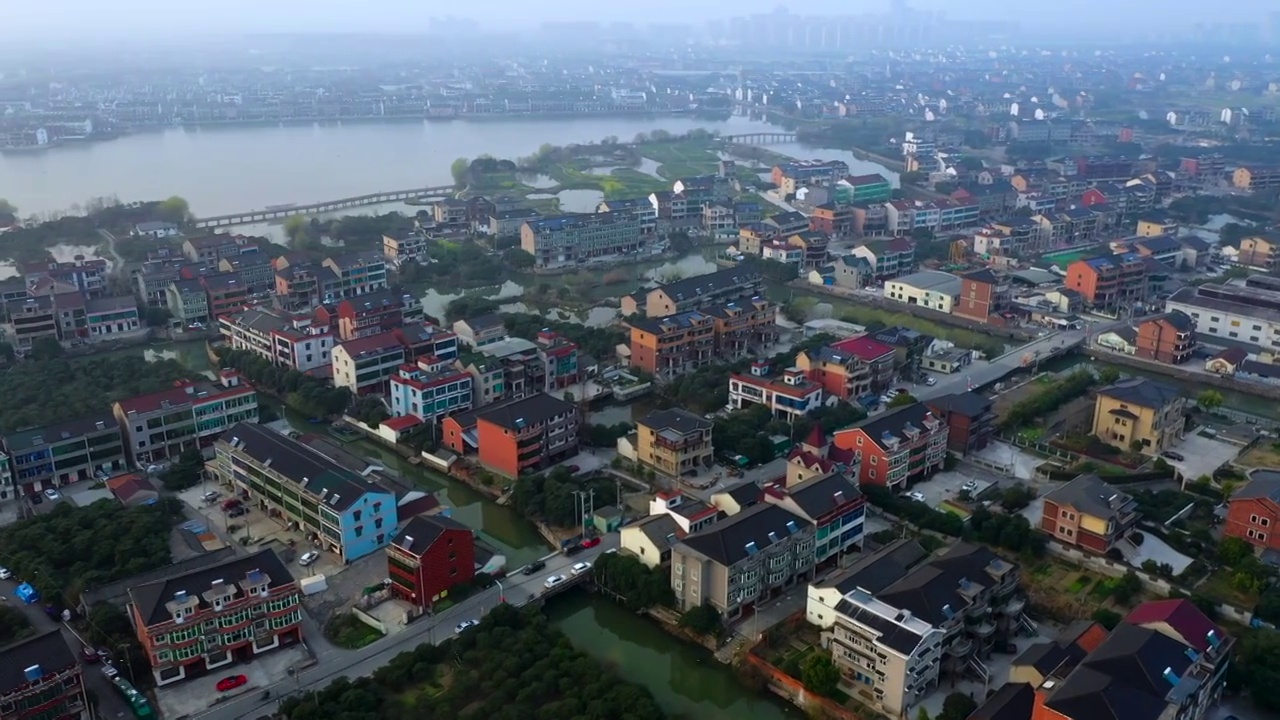 杭州临平丁山湖视频素材