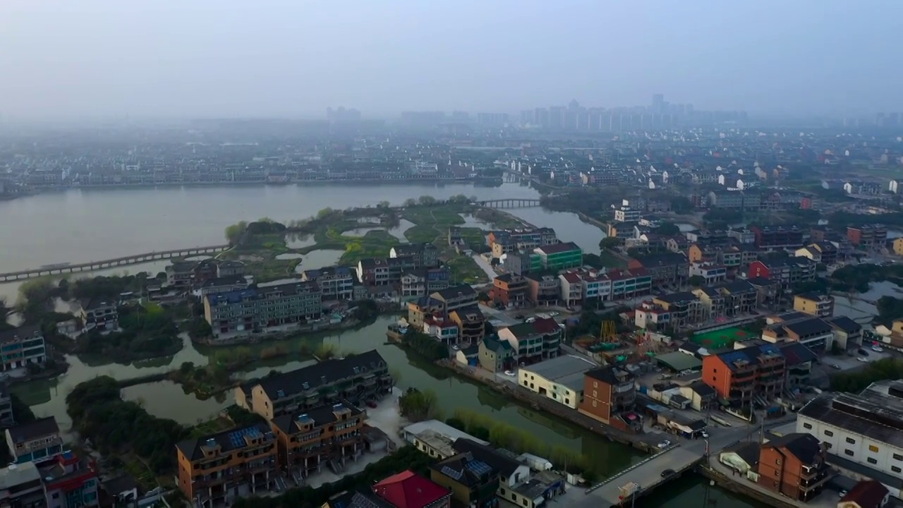 杭州临平丁山湖景区视频素材