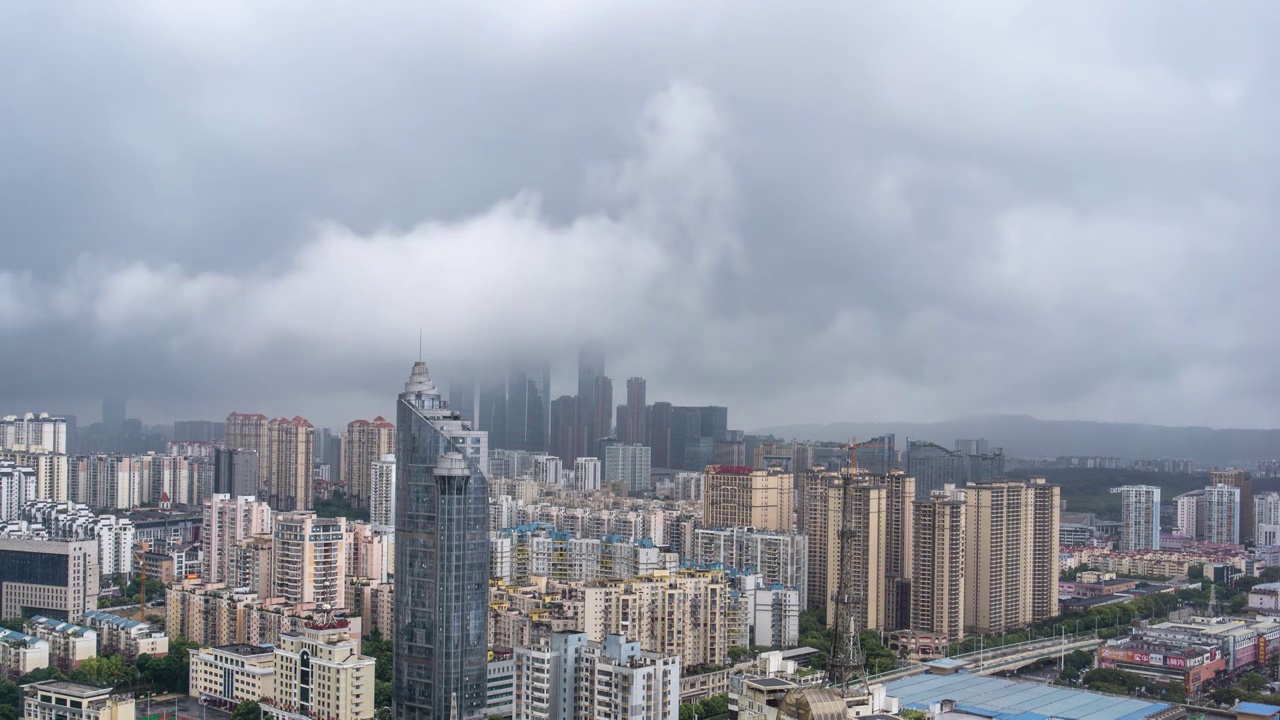 南宁的雨视频素材