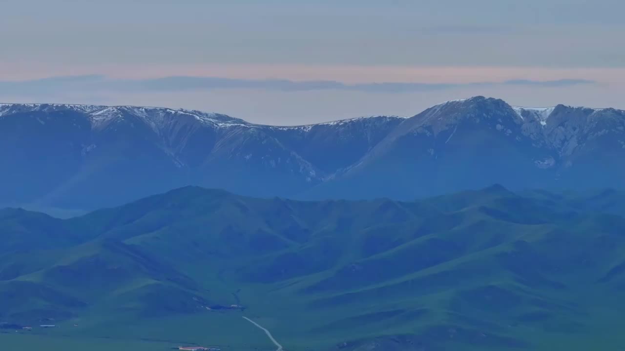 九曲黄河第一湾视频素材