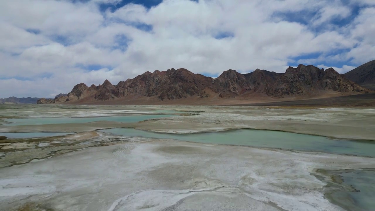 阿里地区湖泊盐湖视频素材