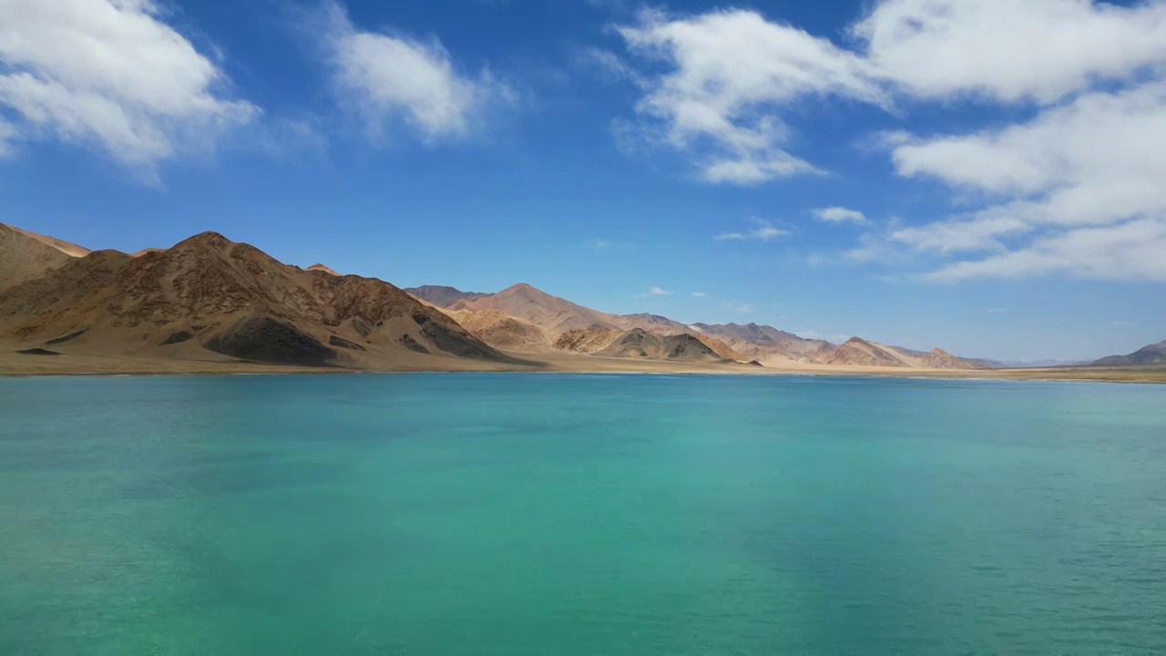 阿里地区湖泊盐湖视频素材