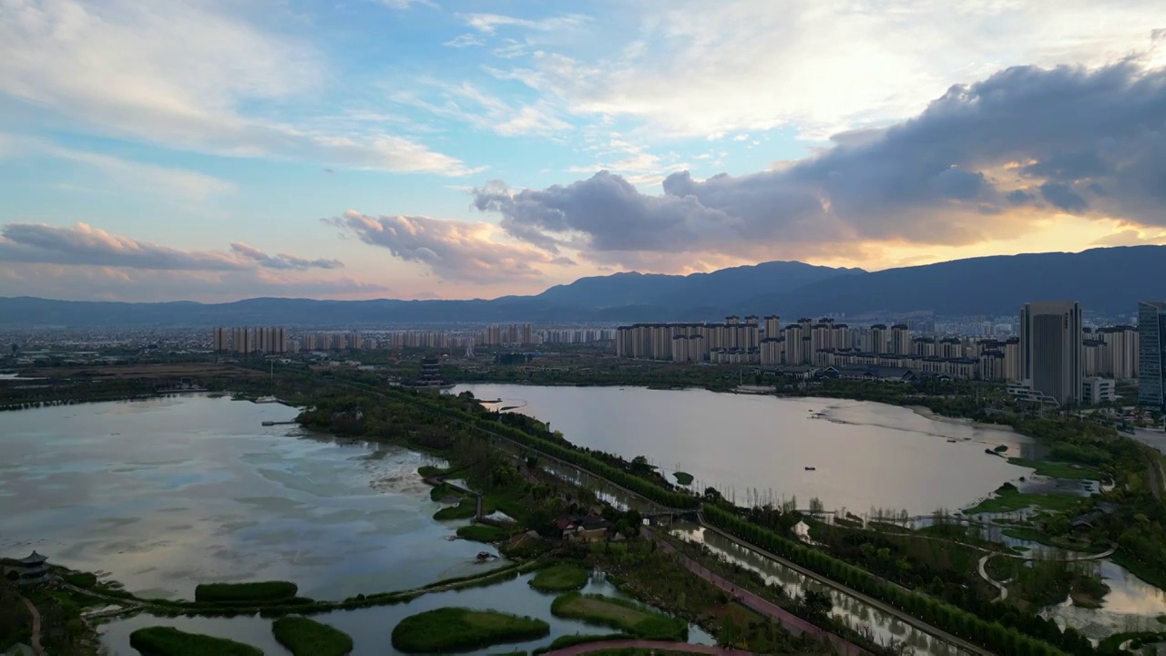 青华海湿地公园视频下载