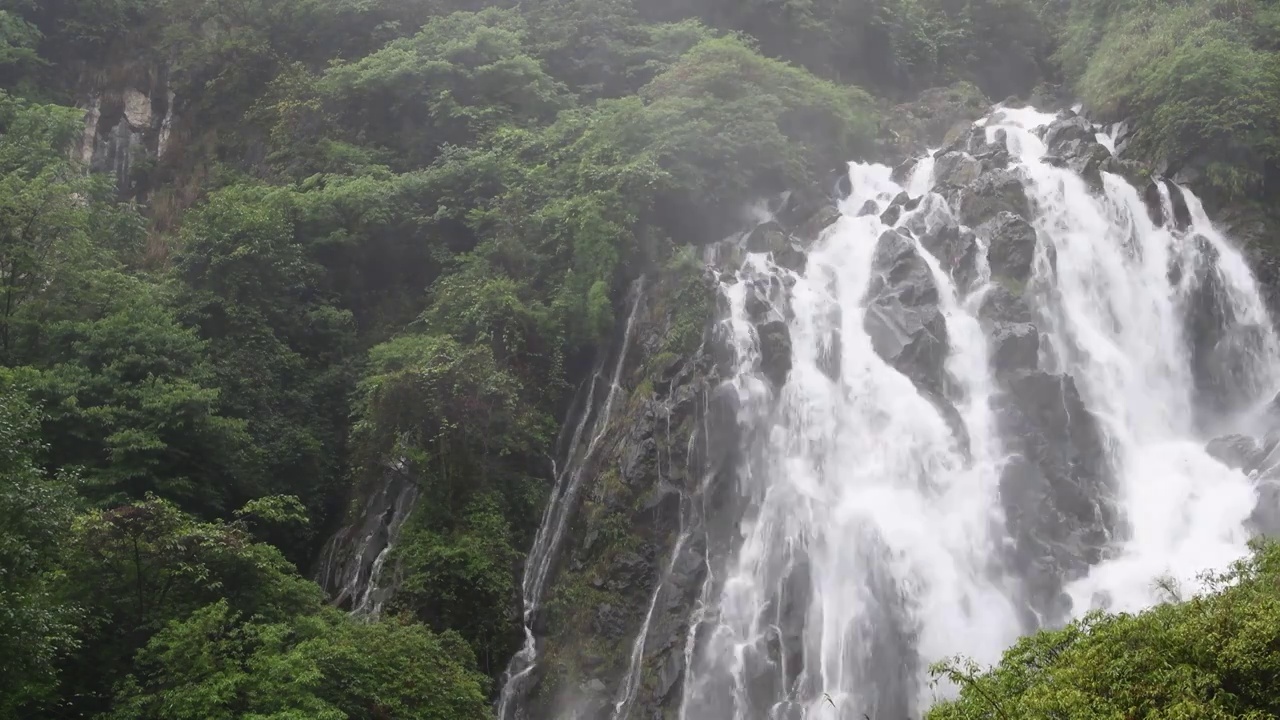 贵州凉都六盘水滴水岩瀑布视频素材