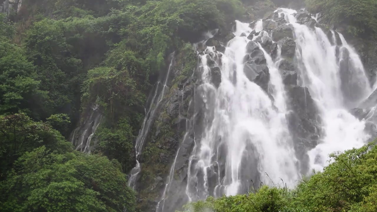 贵州凉都六盘水滴水岩瀑布视频素材