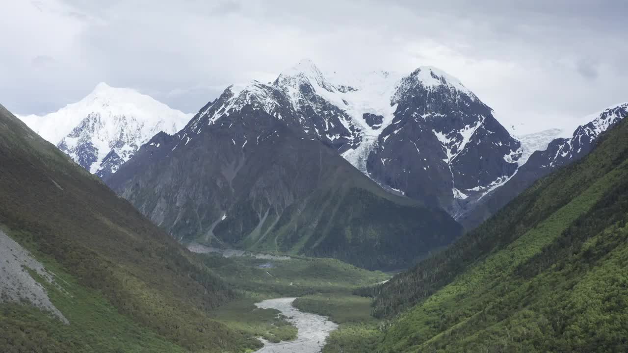 梅林雪山视频素材