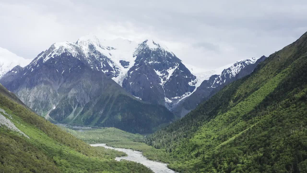 梅林雪山视频素材