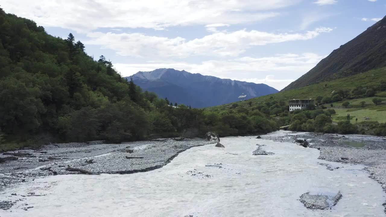 西藏甲应村视频素材