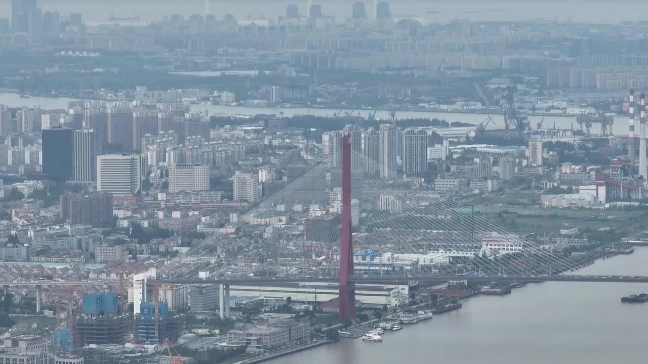 上海摩天大楼城市航拍视频素材