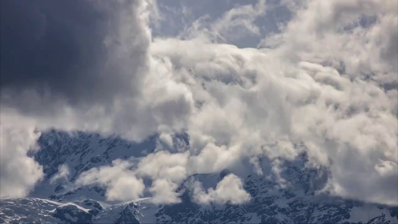 梅里雪山延时视频素材