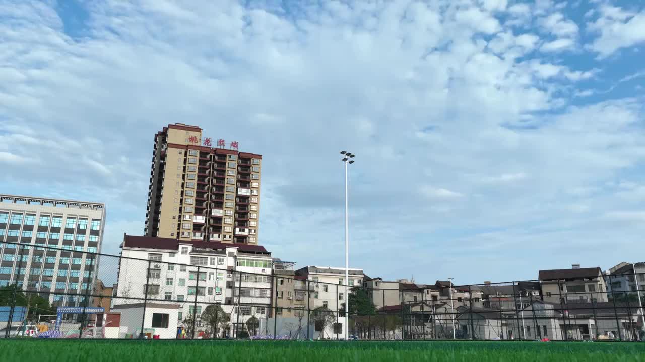 航拍视角,建筑,建筑外部,都市风景,拥挤的,旅游目的地,城市,户外,居住区,高视角,白昼,天空,云,视频素材