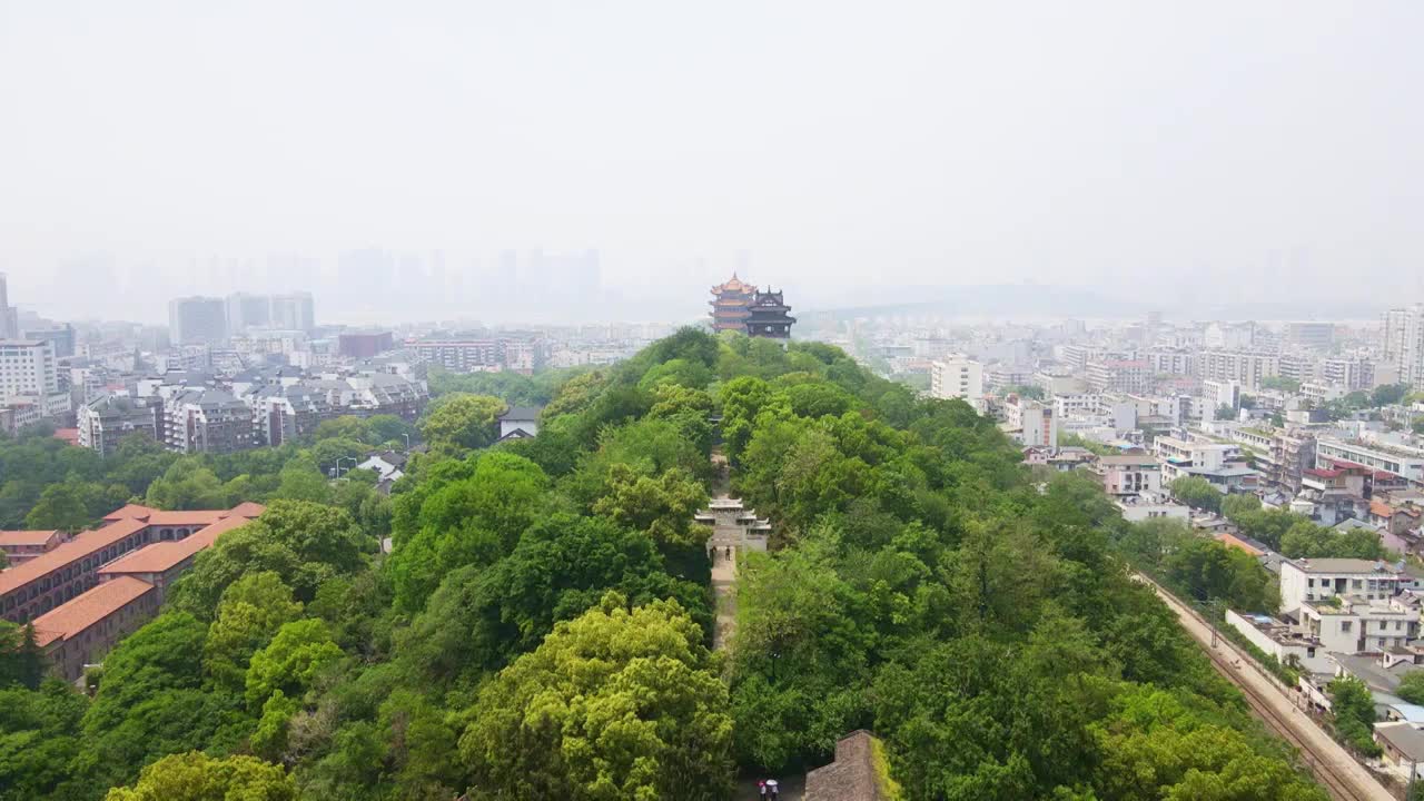 黄鹤楼景区视频素材