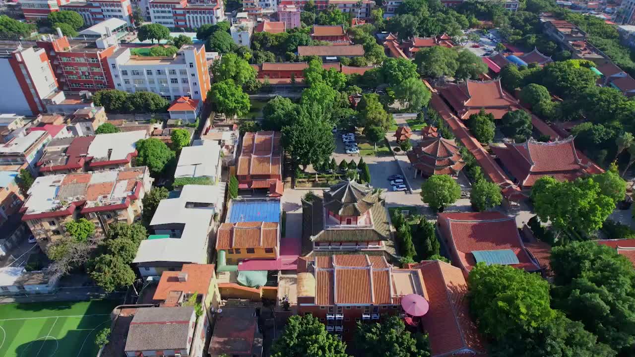 航拍泉州承天寺景观视频素材