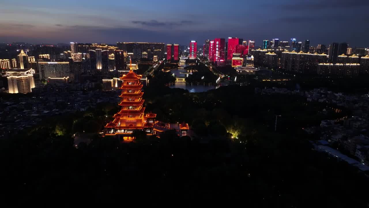 佛山南海千灯湖灯光秀视频下载