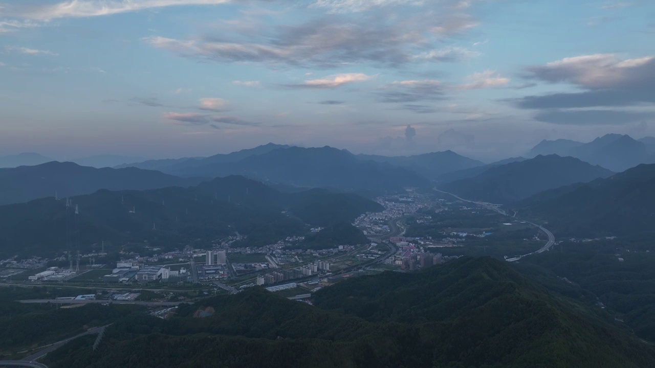 栾川县城视频素材