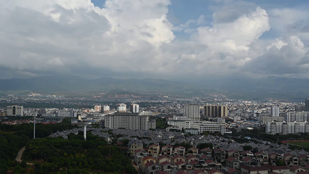 云南省红河州建水县城市延时风光视频素材