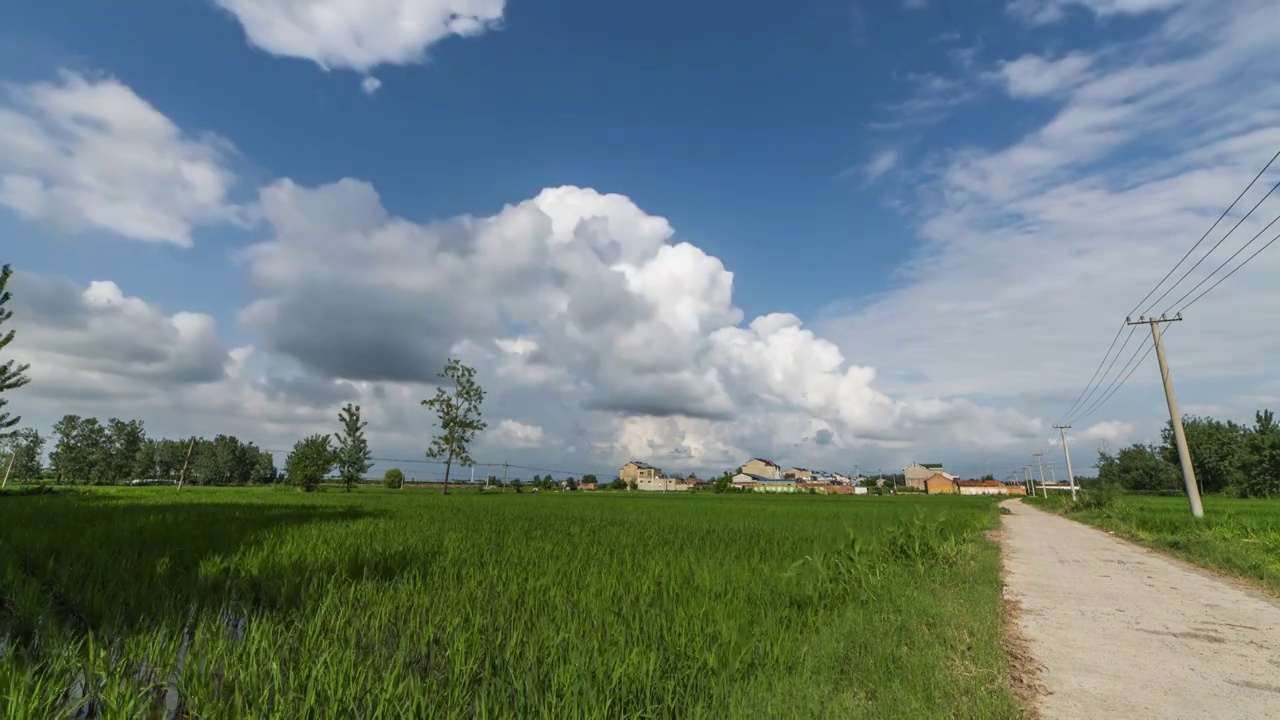 乡村风景视频素材