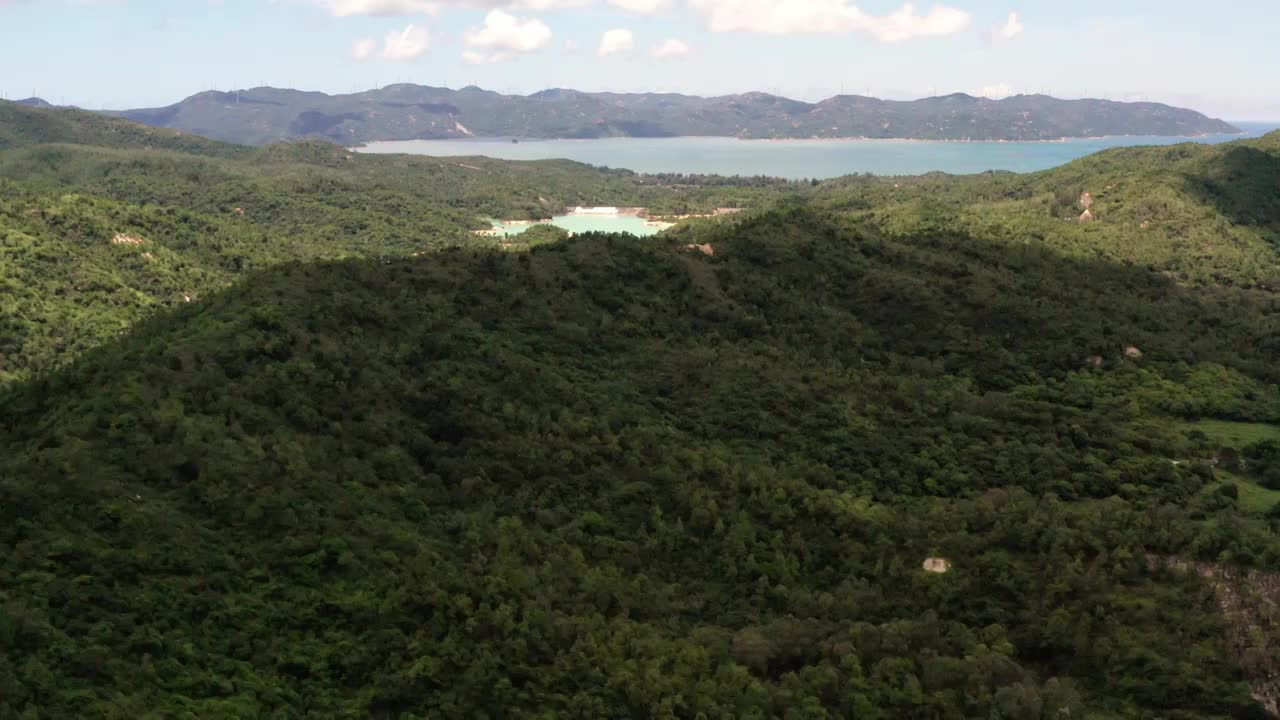 上川岛水库风光视频素材