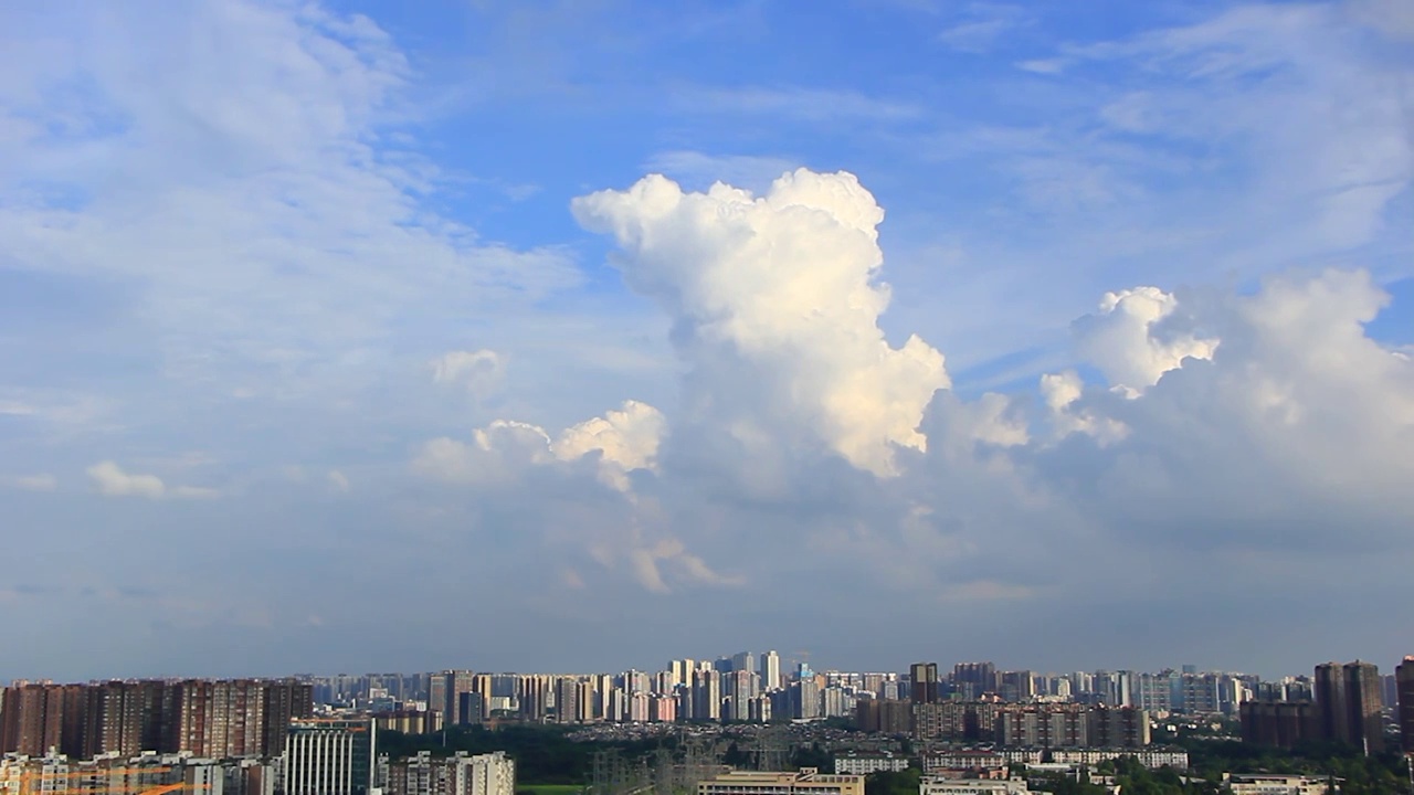 风云变幻的天空视频素材