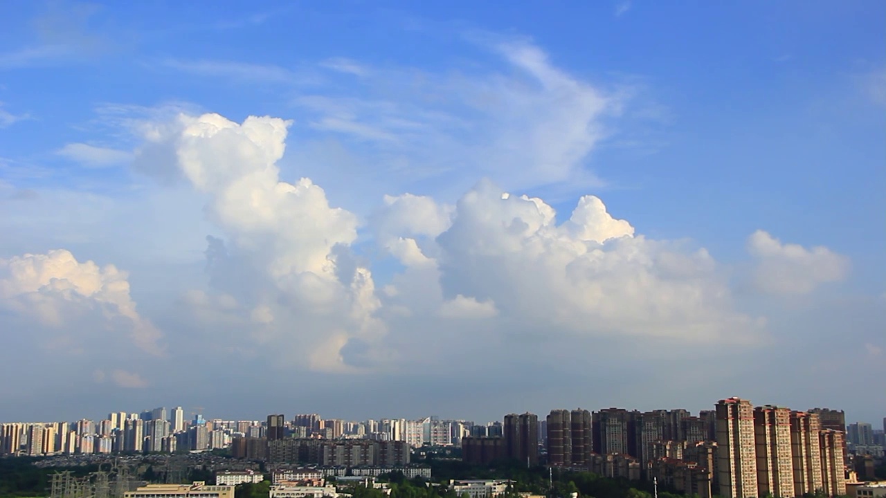 风云变幻的天空视频素材