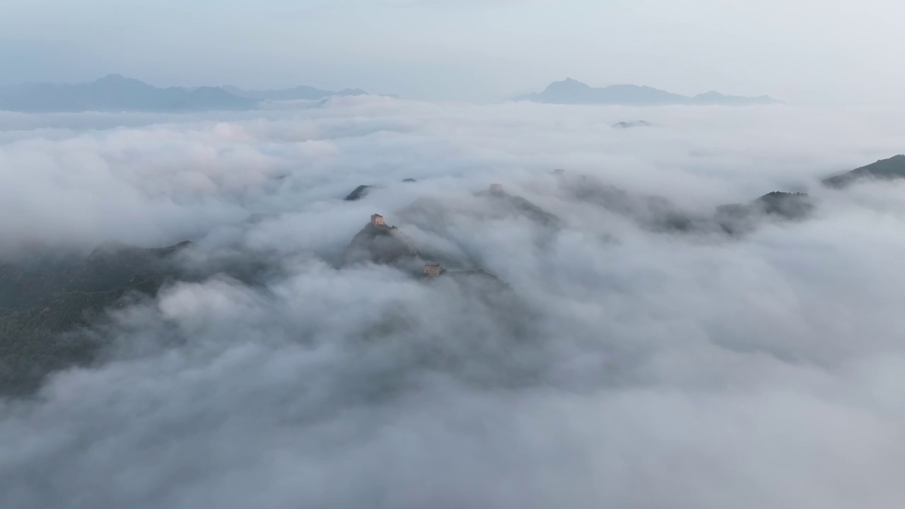 金山岭云海日出视频素材