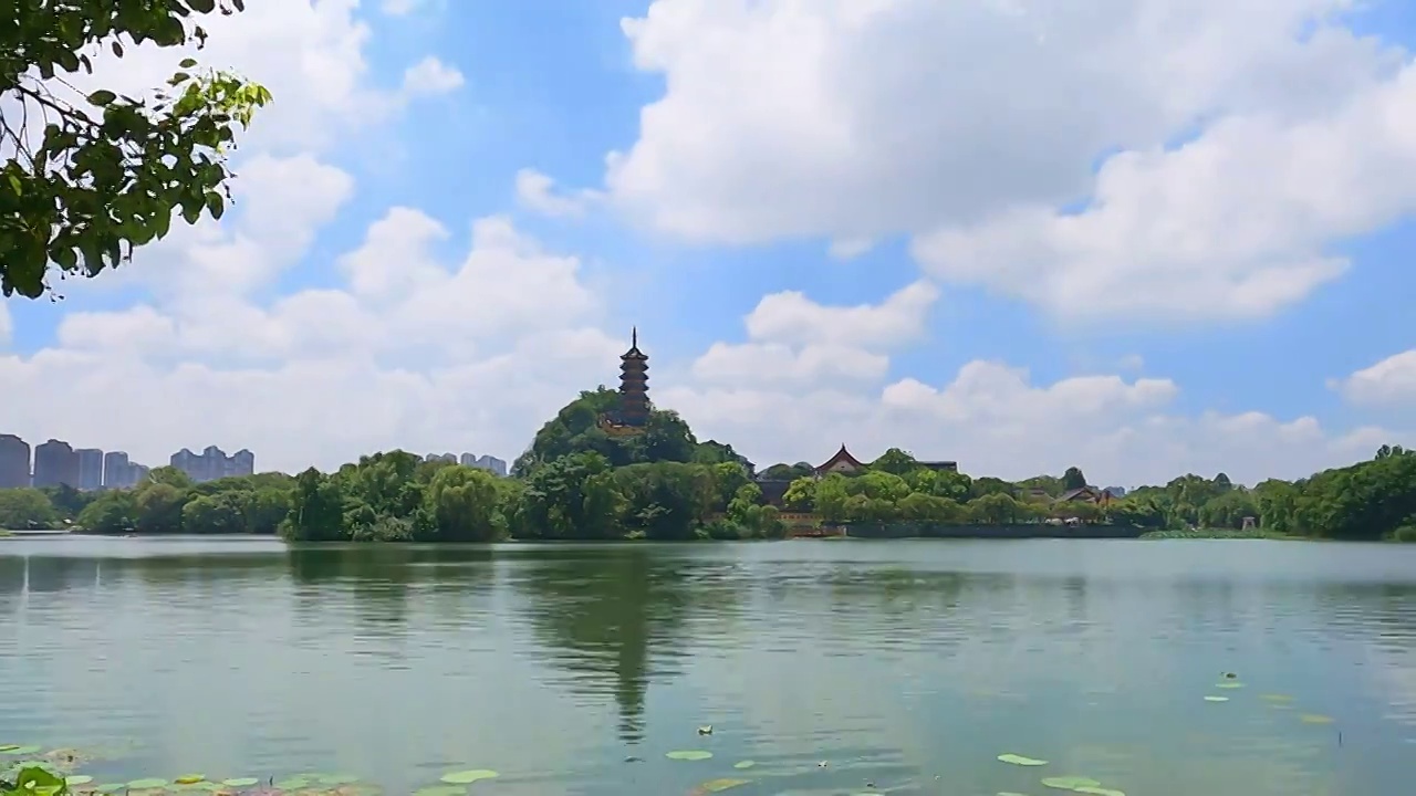 江苏镇江金山寺视频素材