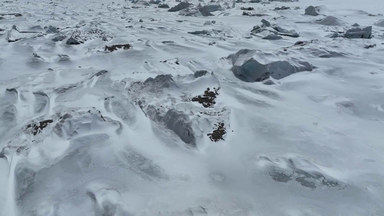 来古冰川视频素材