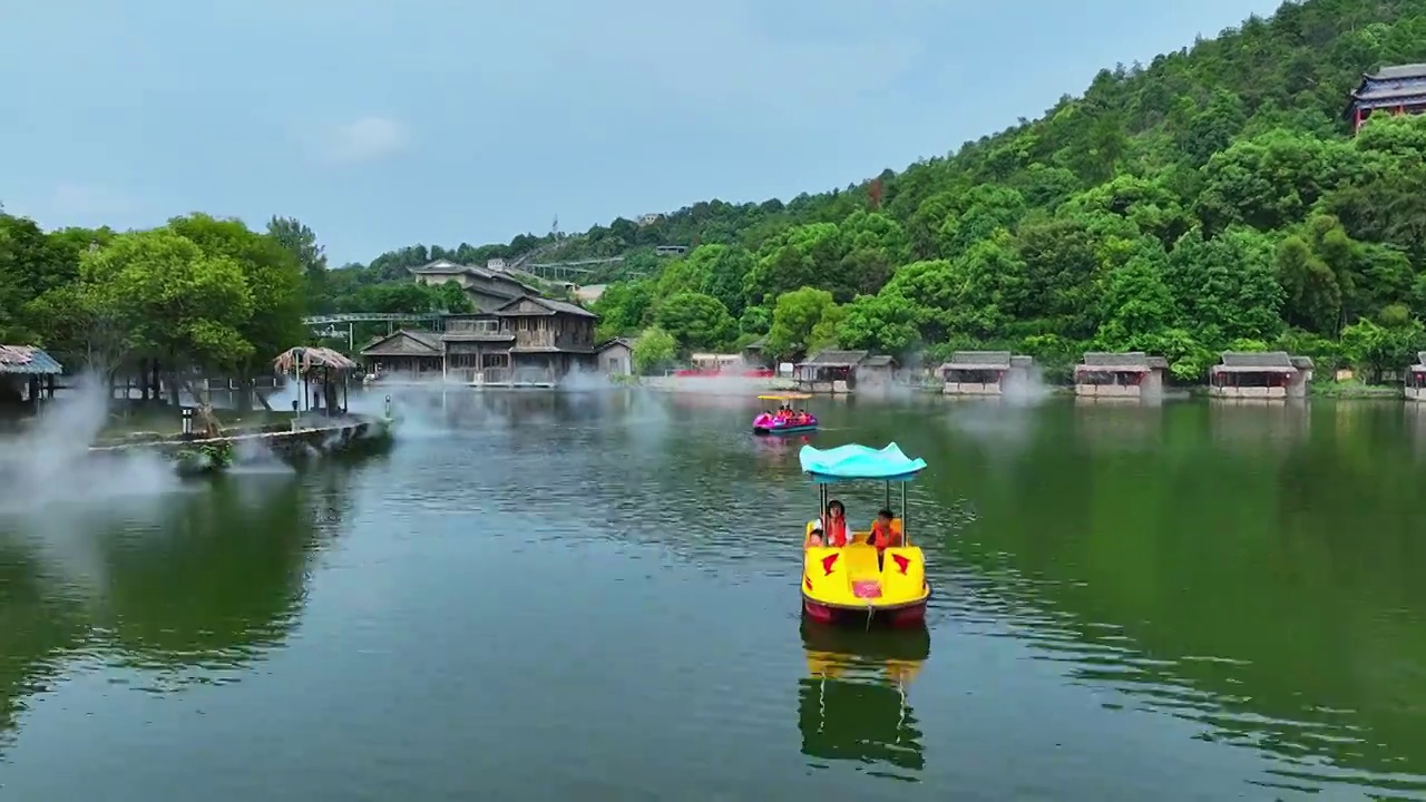 南昌怪石岭景区视频素材