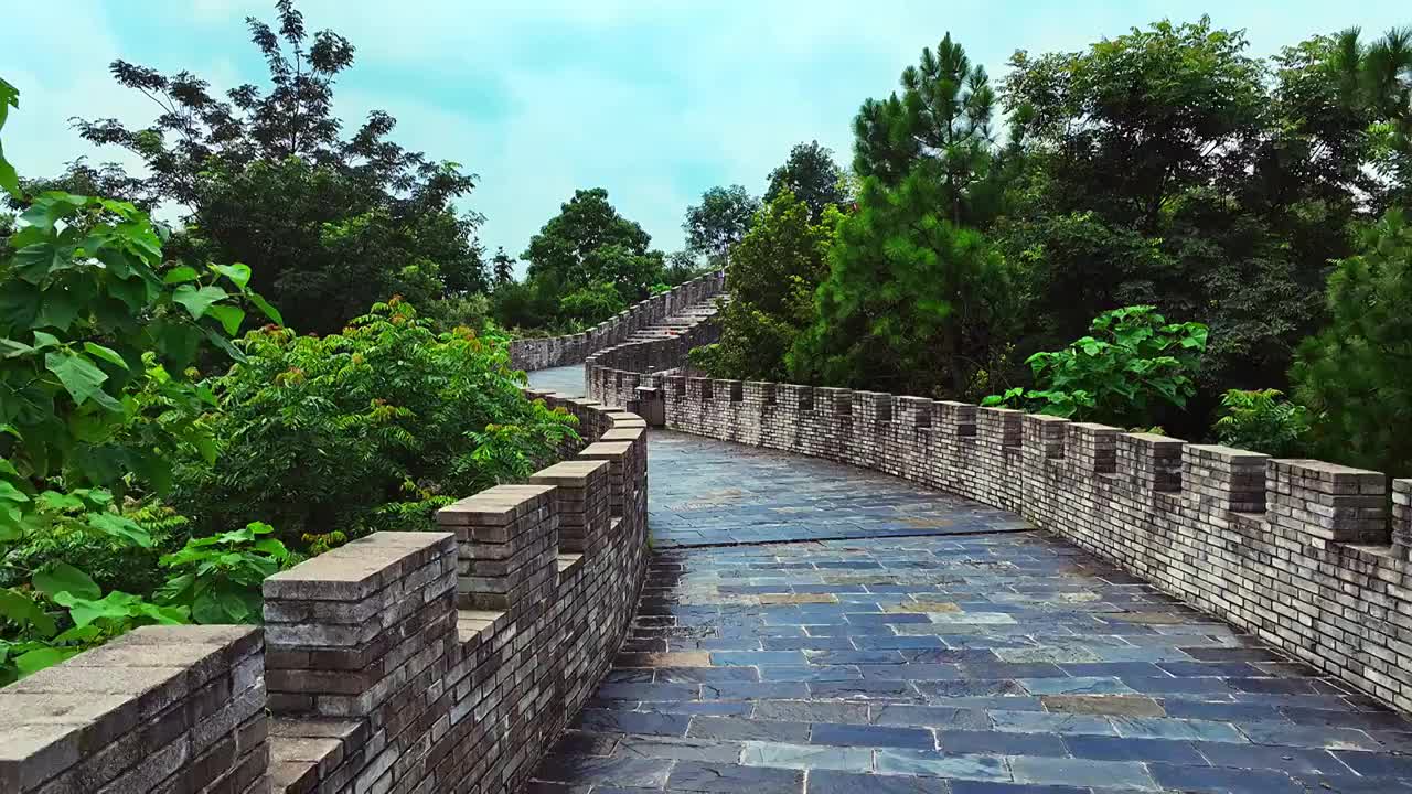 南昌怪石岭景区视频素材