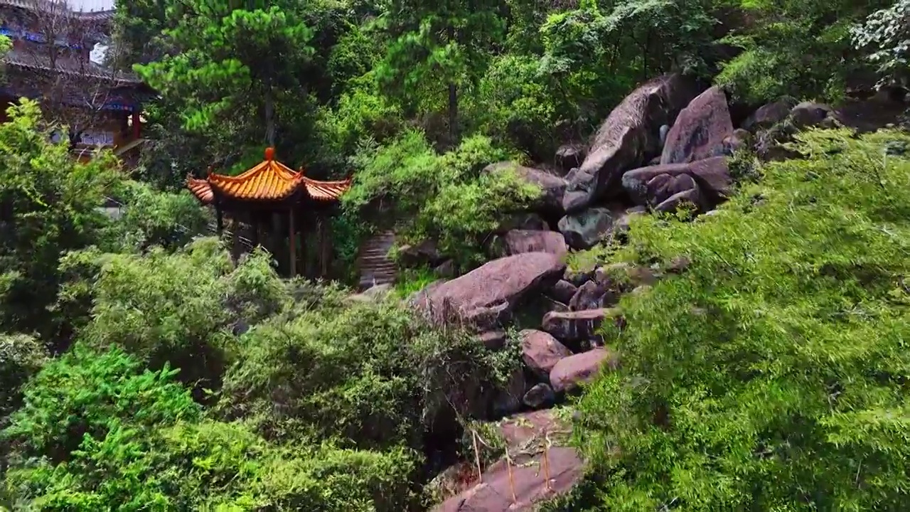 南昌怪石岭景区视频素材