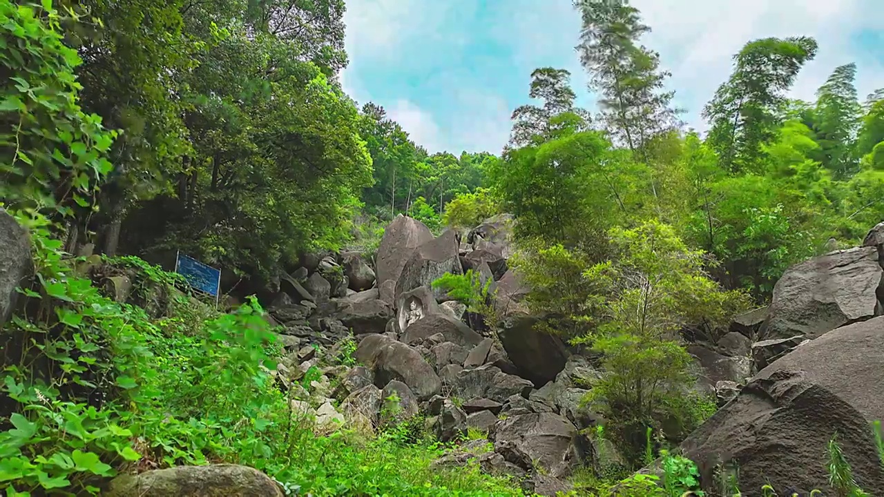 南昌怪石岭景区视频素材